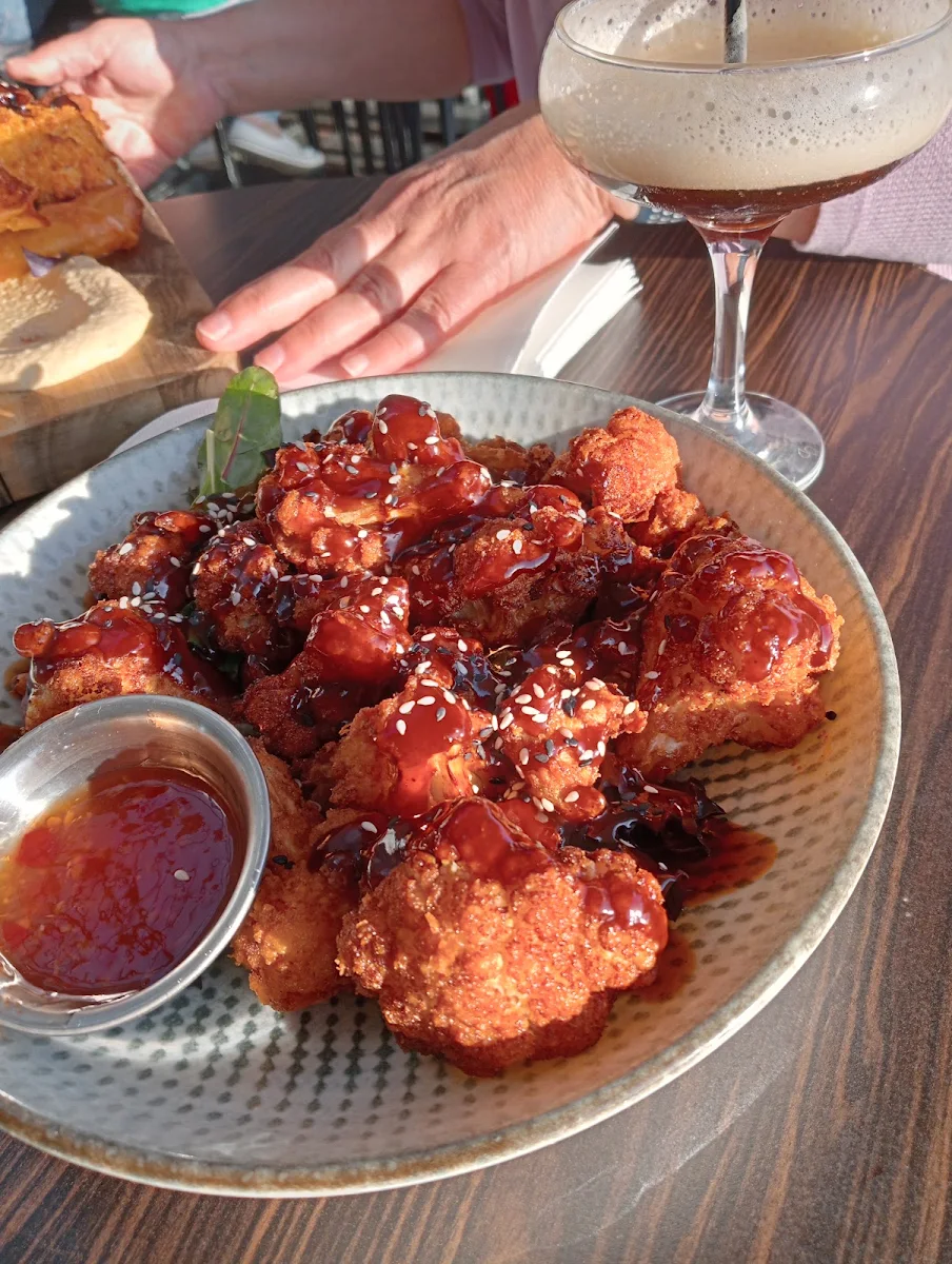 Deep Fried Battered Cauliflower, The Lookout Bar Bowling Bites