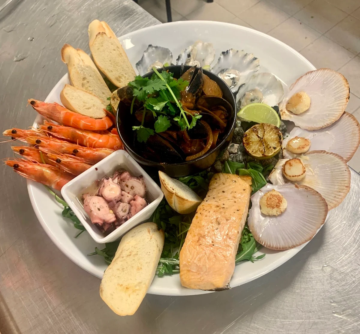 Seafood Platter, The Lookout Bar Bowling Bites