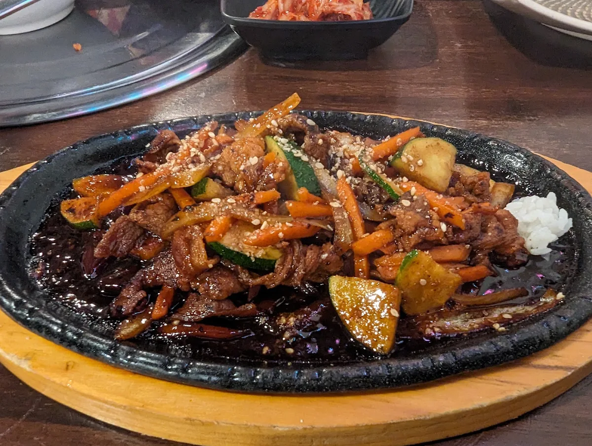 Squid Bulgogi, K BBQ (BBQ Village)