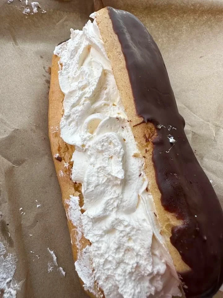 Chocolate Eclair, Belgrave South Bakery & Cafe