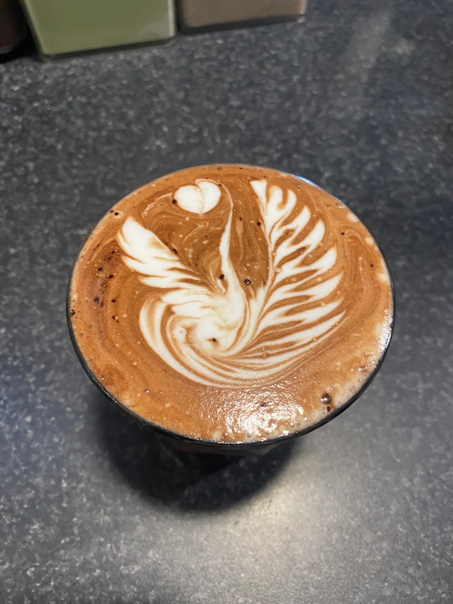Flat White, Mập Mập Cafe - The Piggy Coffee | Coffee, Brunch, Bánh mì, Phở
