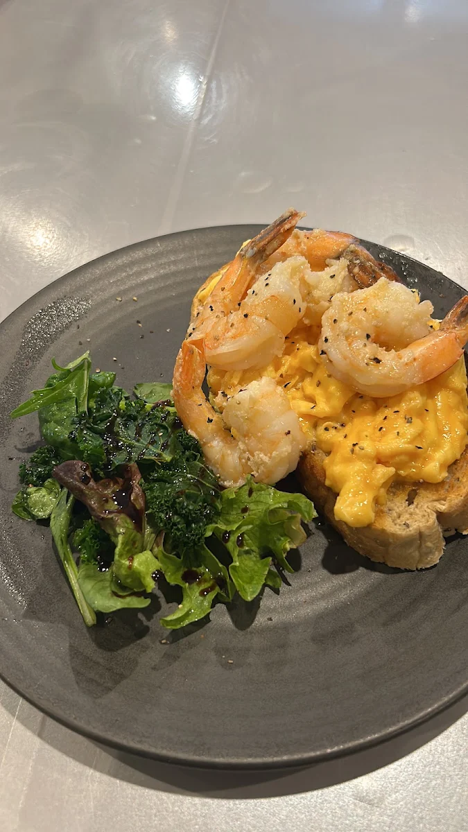 Prawn & Scrambled Eggs, Mập Mập Cafe - The Piggy Coffee | Coffee, Brunch, Bánh mì, Phở