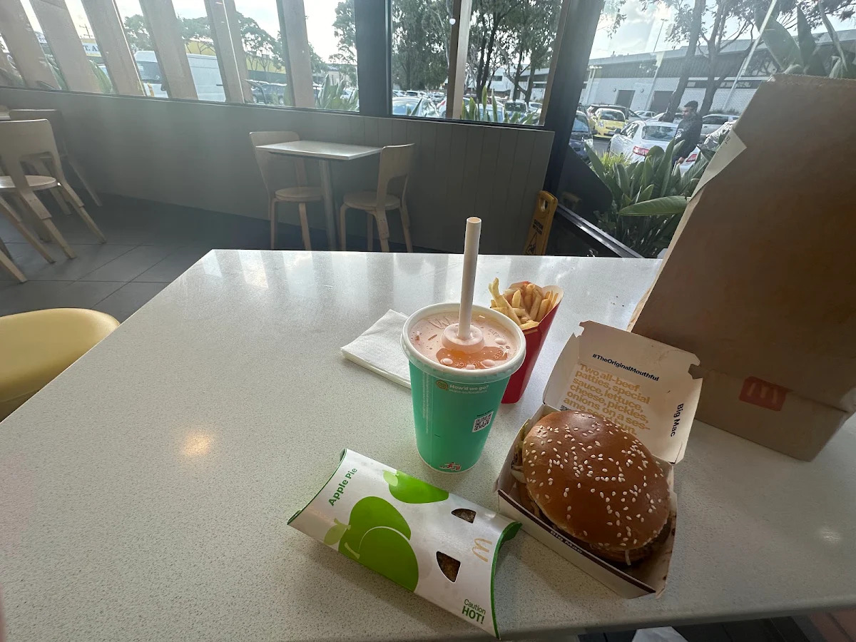 Double Bigmac Meal and Apple Pie, McDonald's St Albans