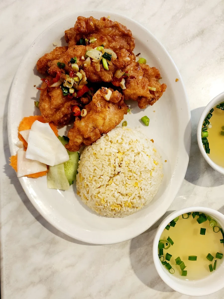 Chicken Spare Ribs Fried Rice