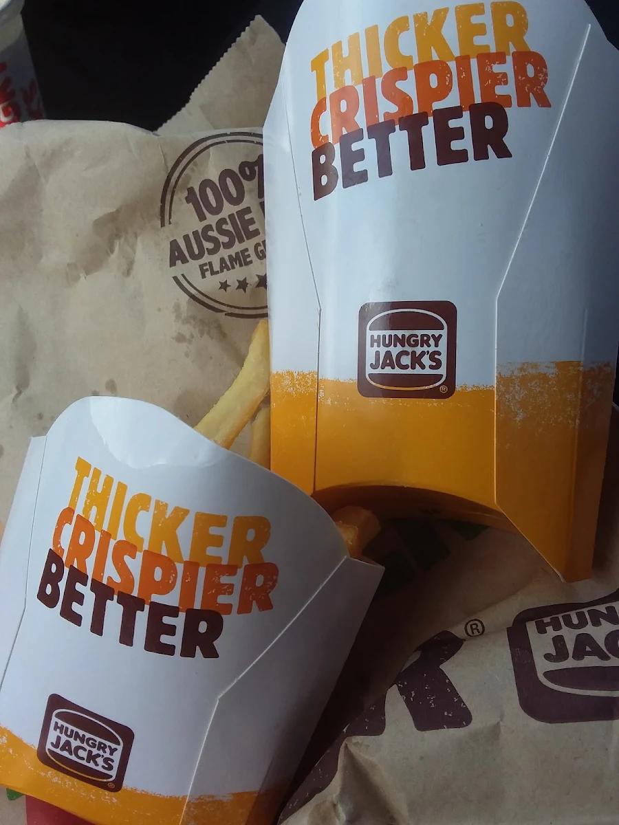 Fries, Hungry Jack's Burgers Kedron