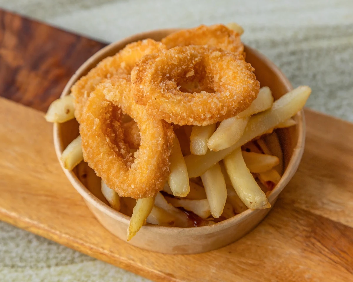 Calamari Rings and Chips