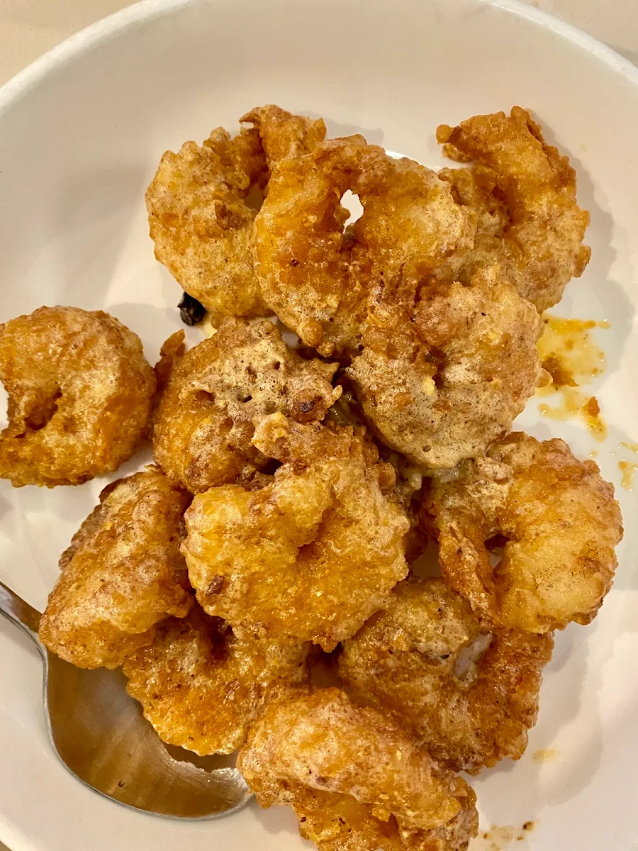 Salted Egg Prawn, Macau Cuisine