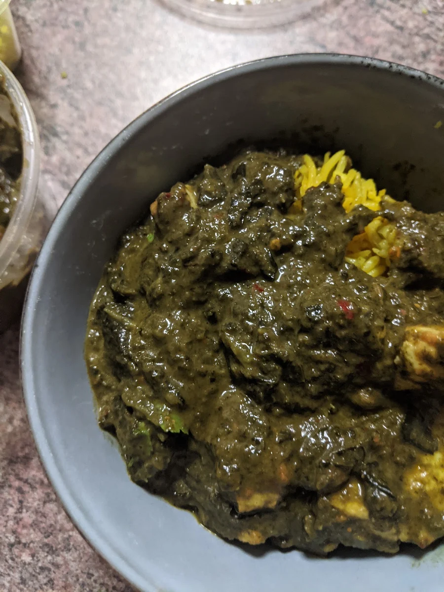 Chicken Saagwala, Sultans Kitchen