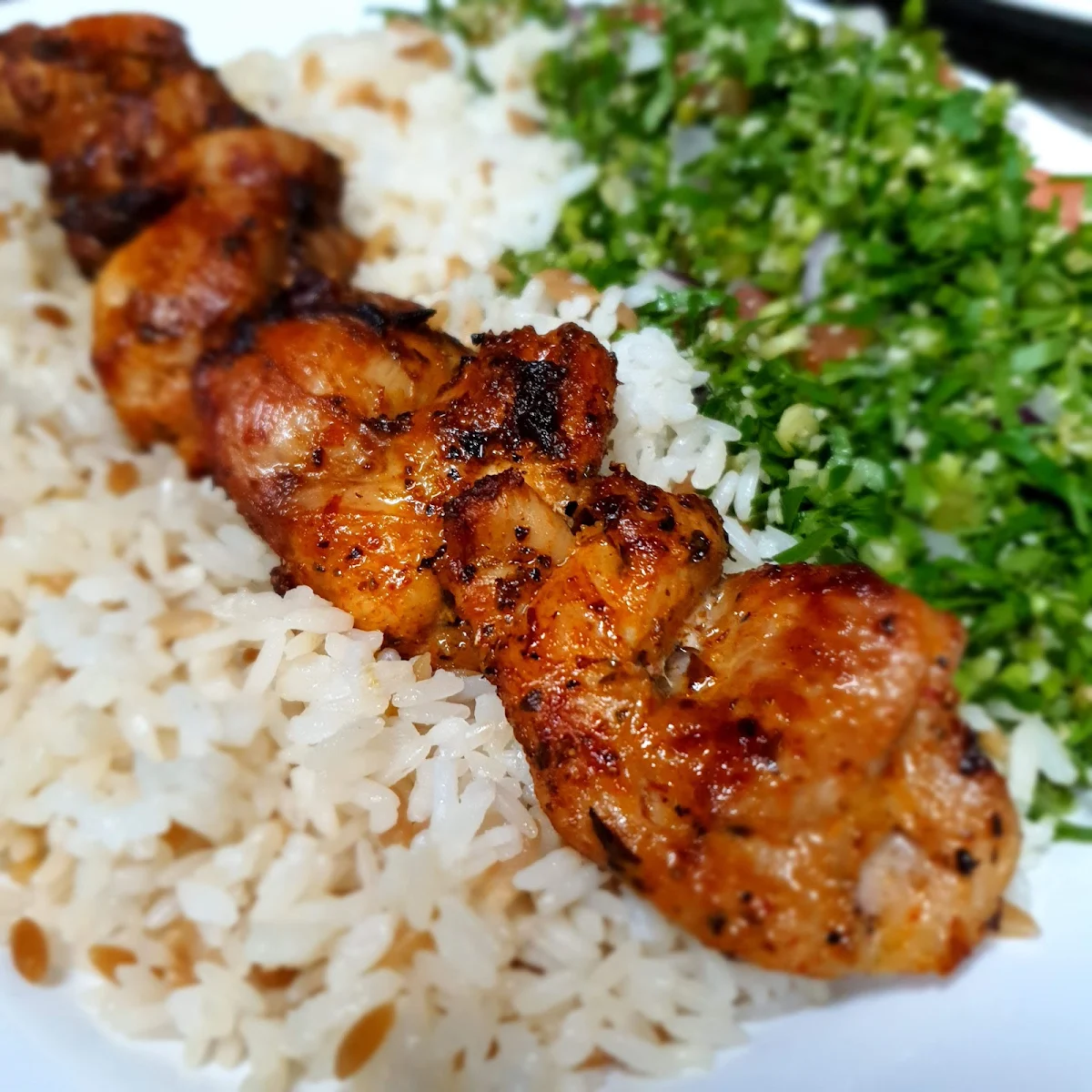 Chicken Kebab Plate, Watsup Brothers Condell Park