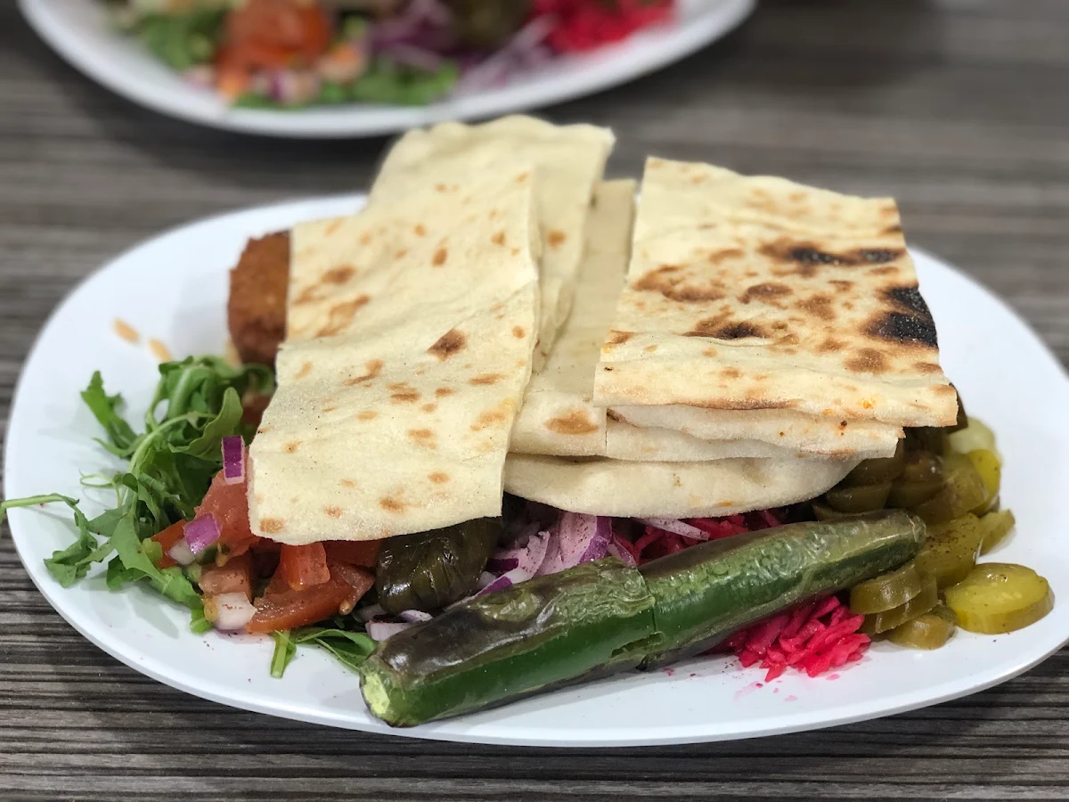 Falafal Plate, Watsup Brothers Condell Park