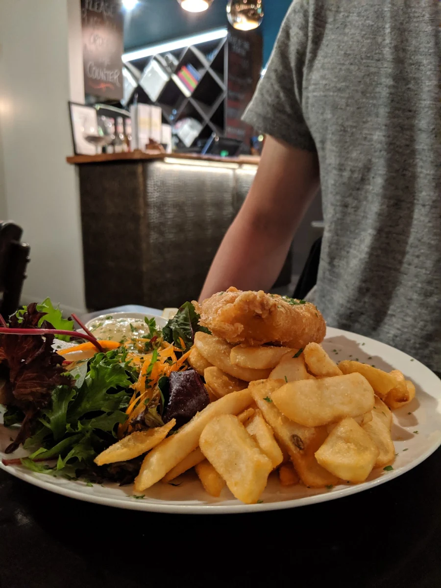 Fish and Chips, 3 B's Burswood Bar & Bistro