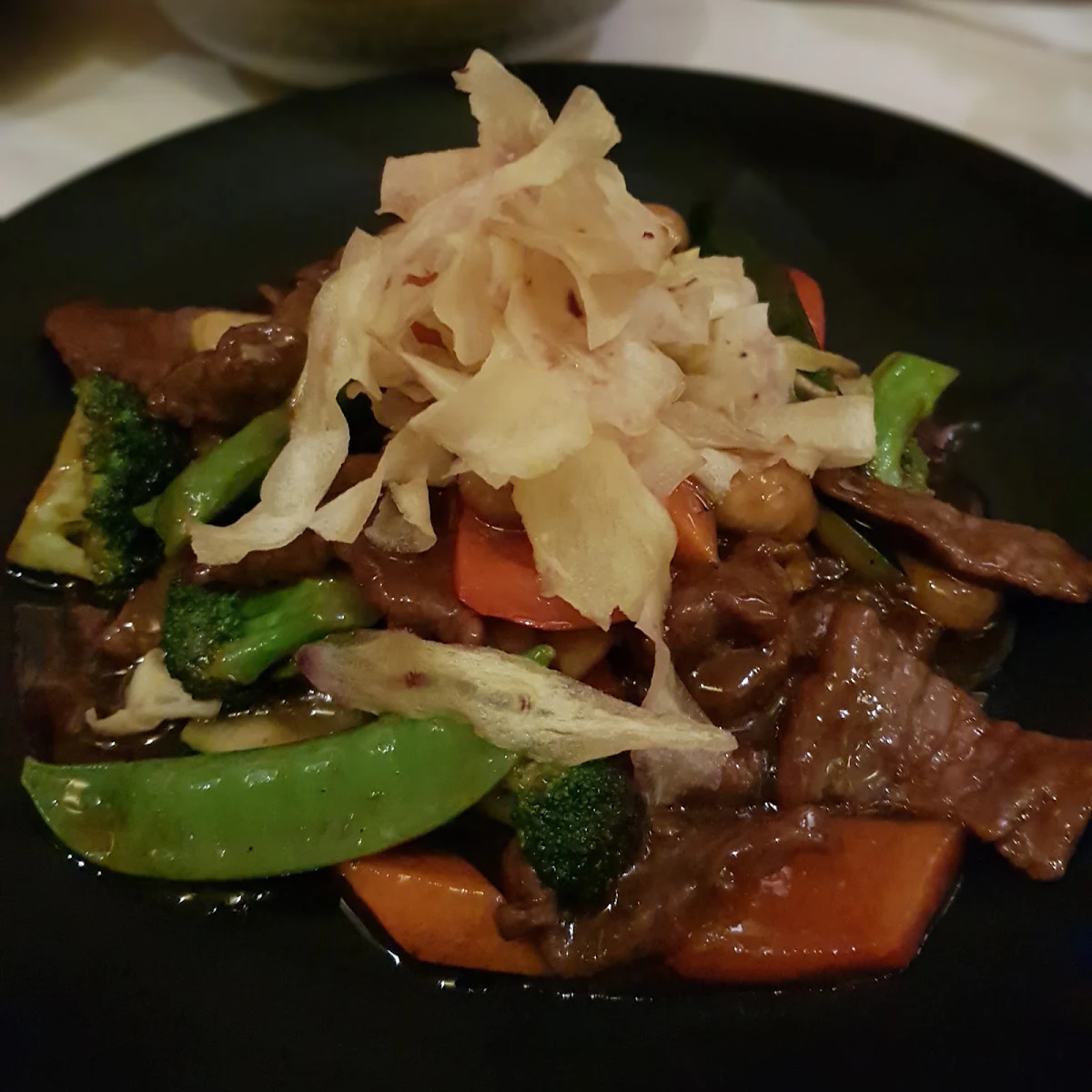 Mongolian Beef, Malayan Orchid Restaurant