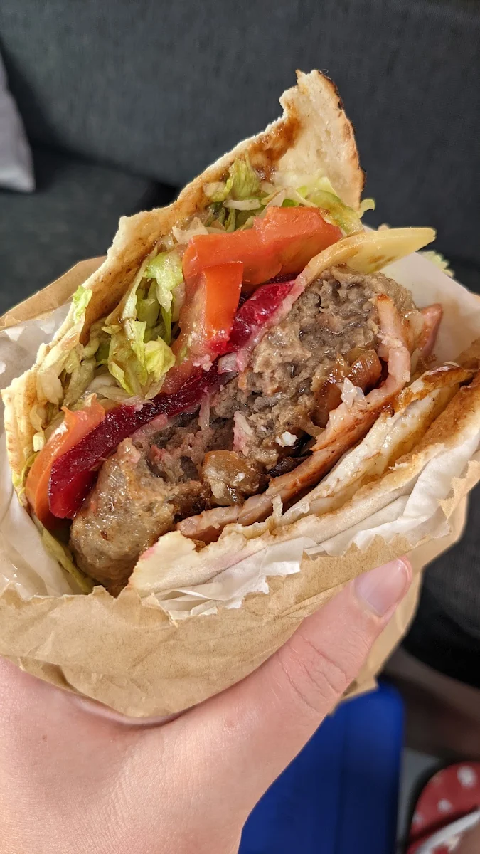 Beef Burger with the Lot