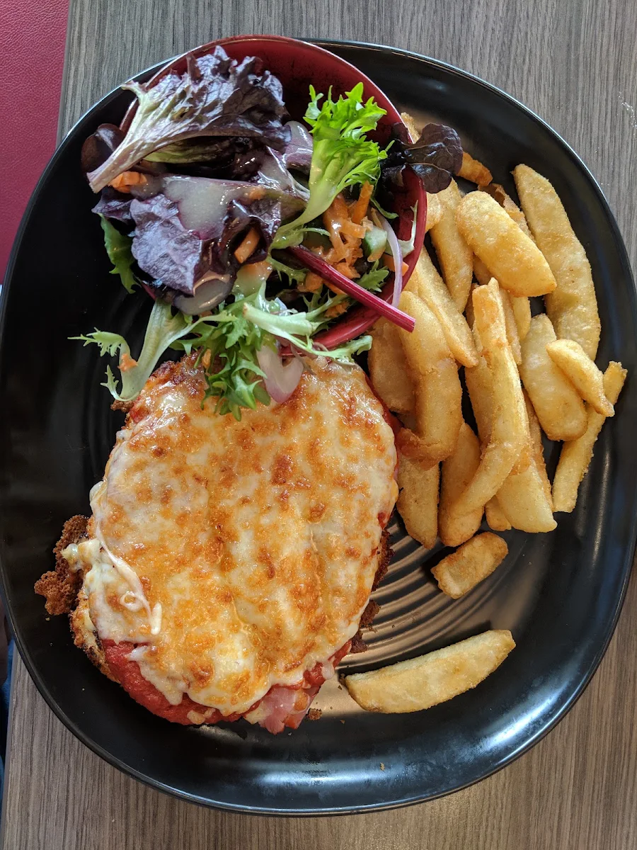 Veggie Parma, The Sporting Globe Bar & Grill Ballarat