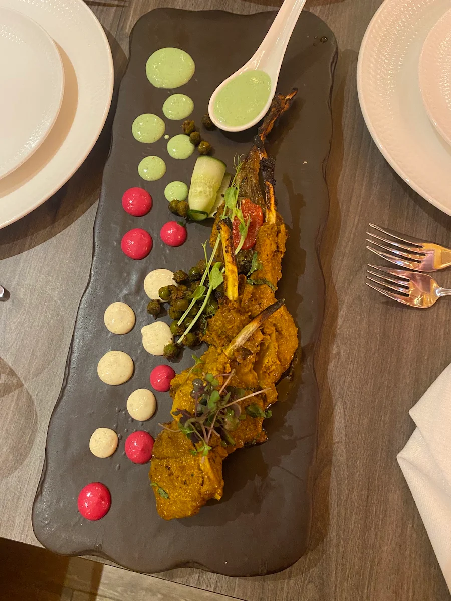Lamb Chops, Stonewater Indian Restaurant