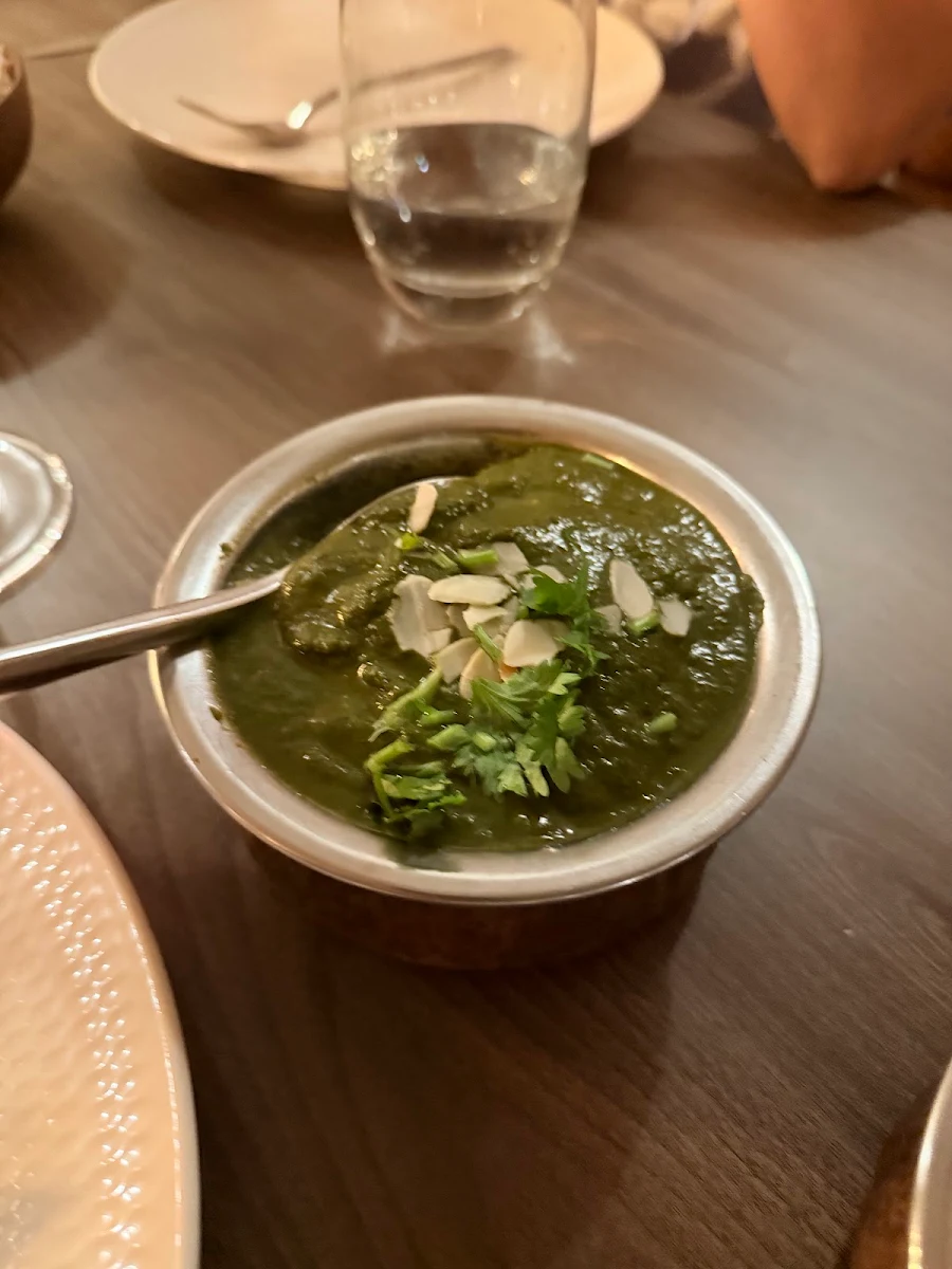 Palak Paneer, Stonewater Indian Restaurant