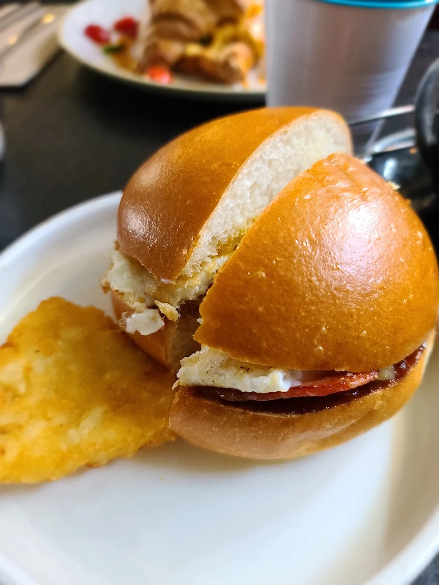 Bacon & Egg Roll, Cup and Cook