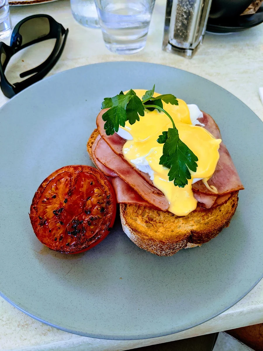 Egg Benedict on Sourdough Toast
