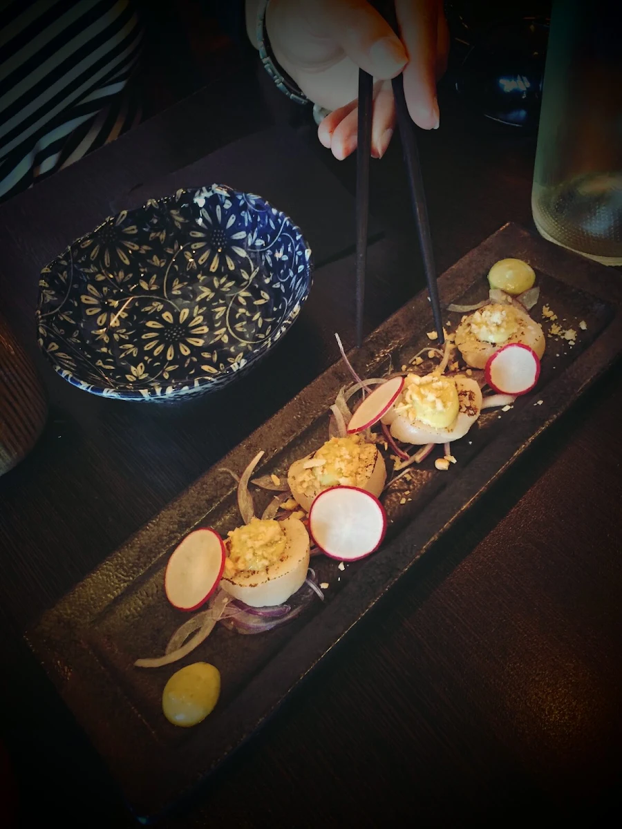 Seared Scallops Carpaccio, GOEMON Japanese Restaurant