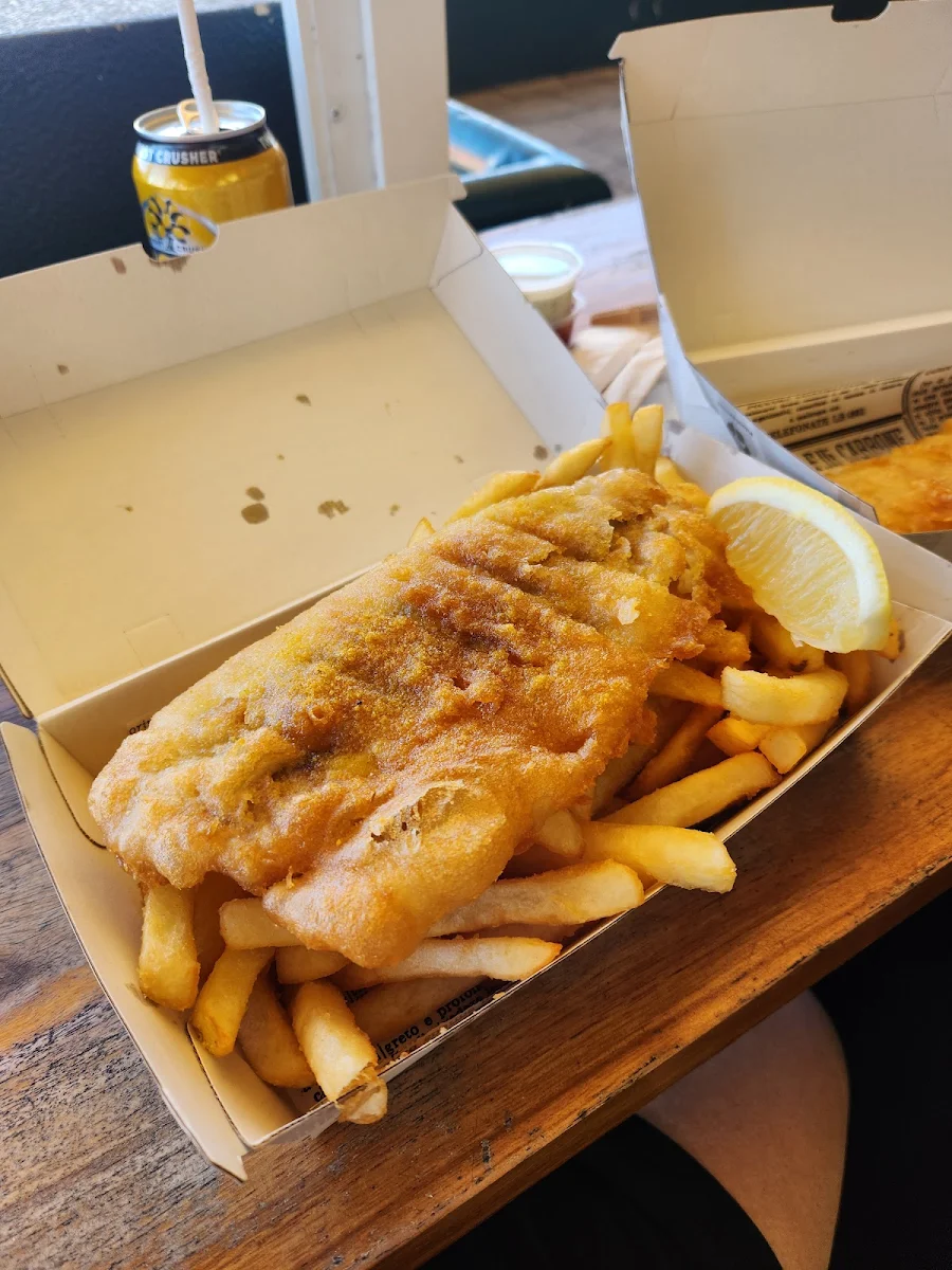 Potato Scallops and Chips