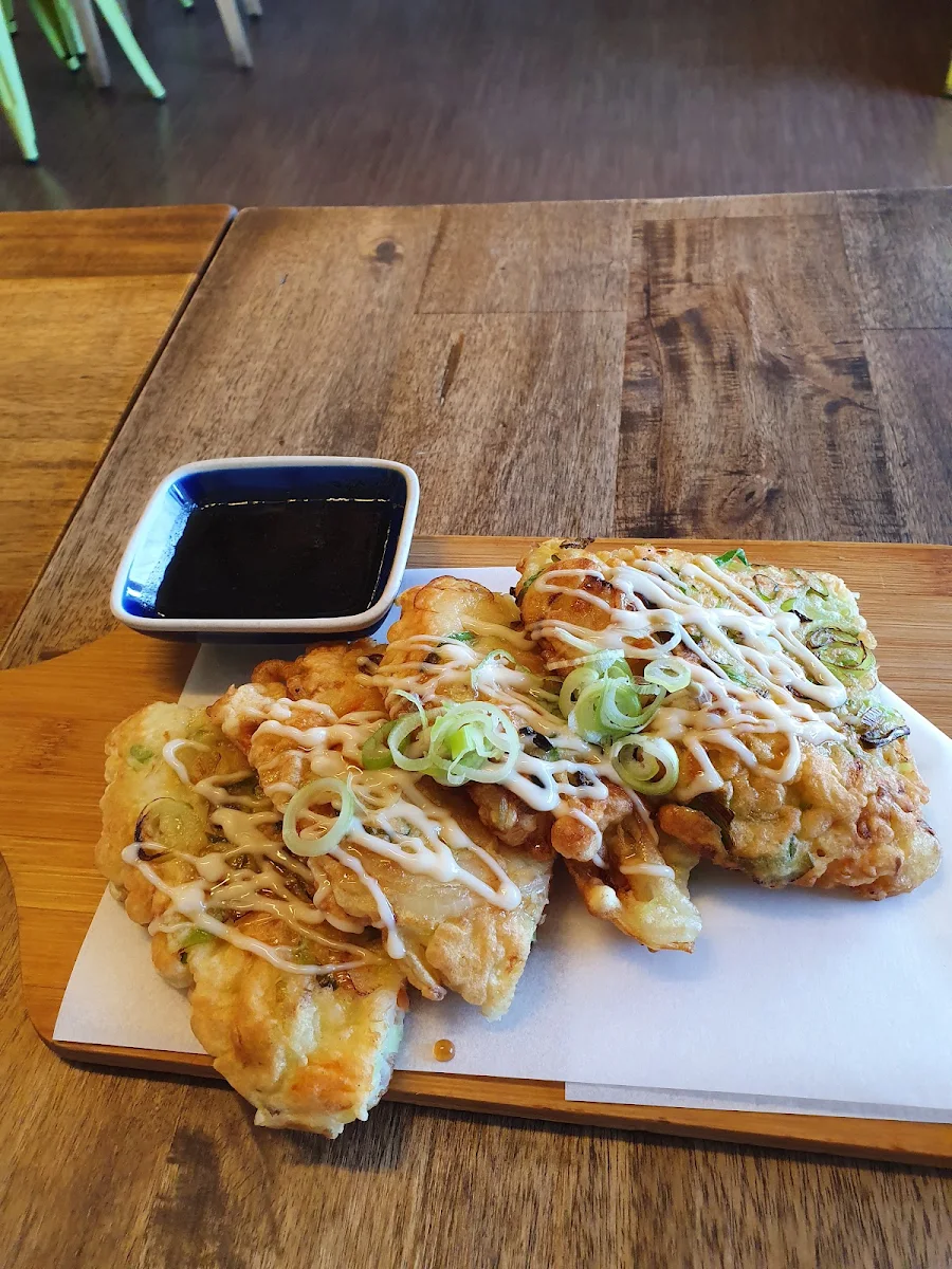 Vegetable Pancakes, Koi cafe
