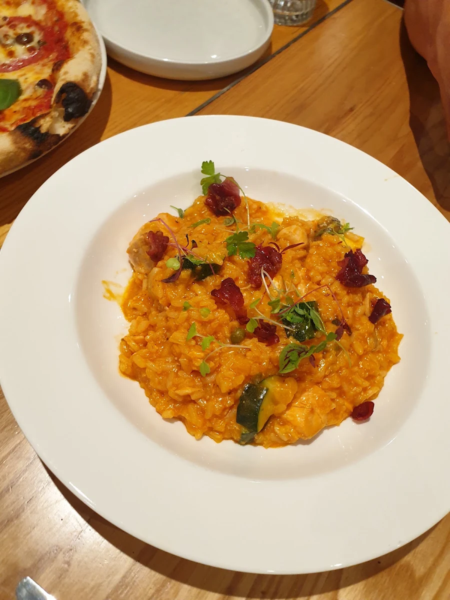 Salmon Scallops Risotto, Uliveto Sydney Italian Restaurant