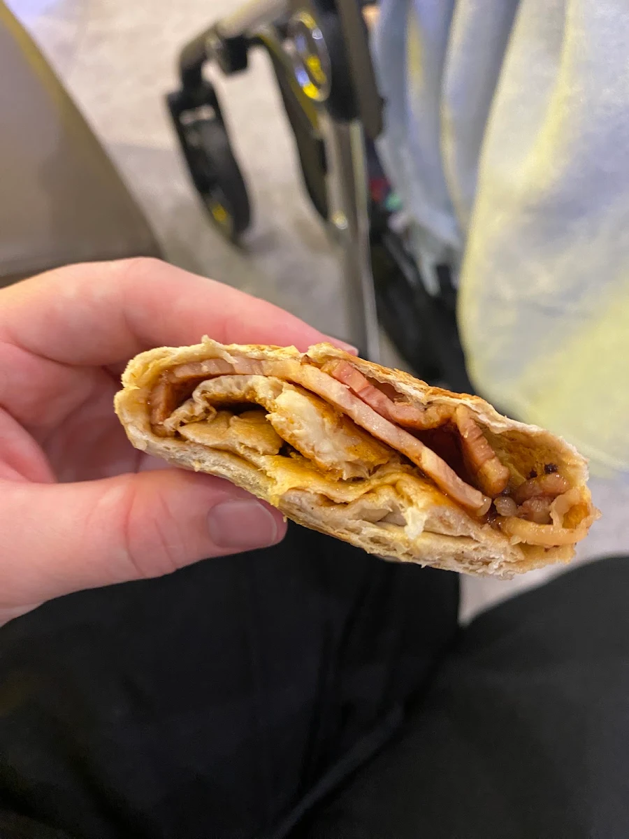 Bacon & Egg Wrap, Cafe Two 14 Chermside