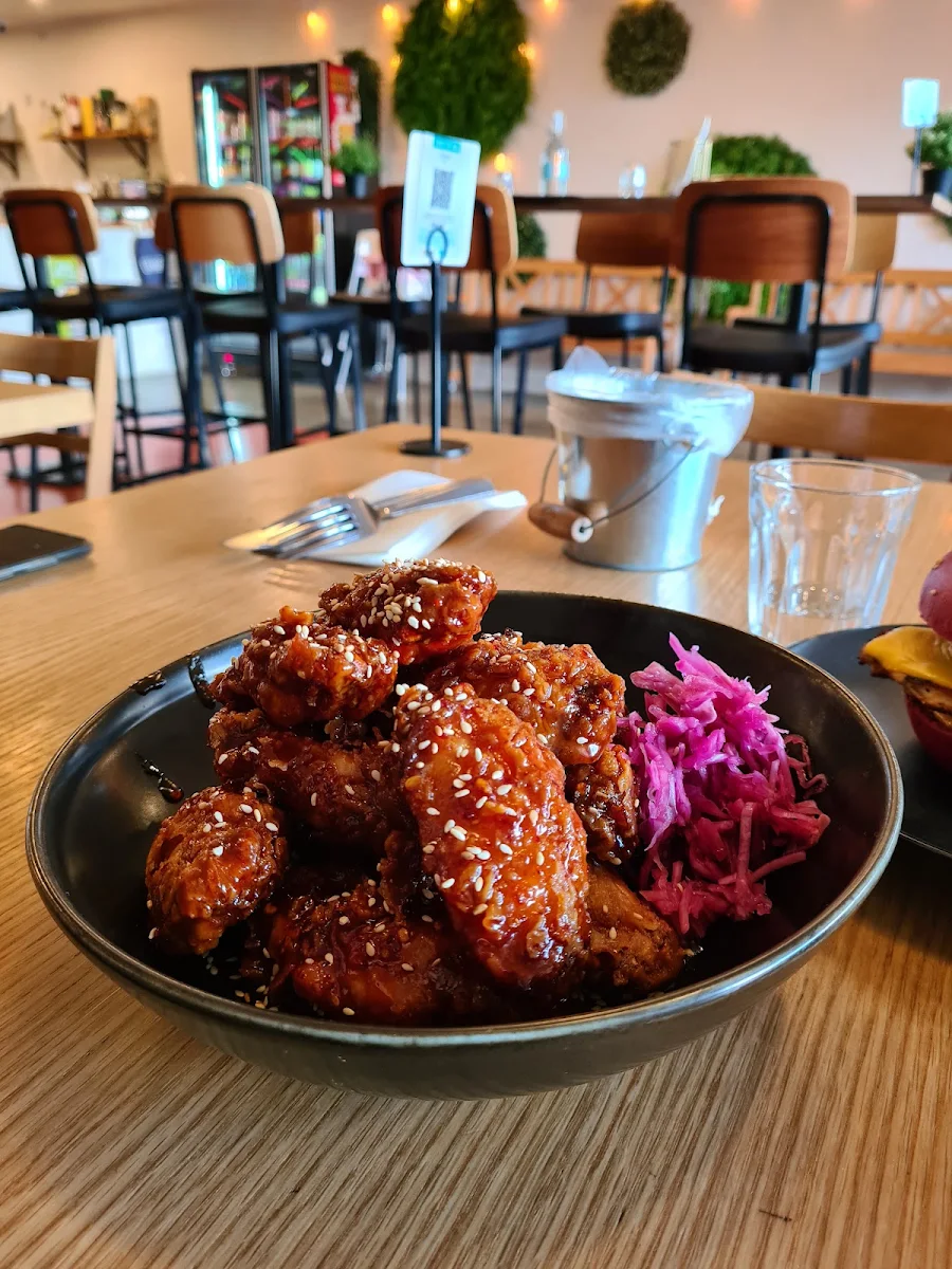 Korean Fried Chicken Burger