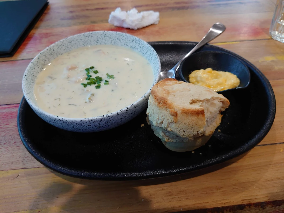 Seafood Chowder, Seashell Bakery & Pizzaria