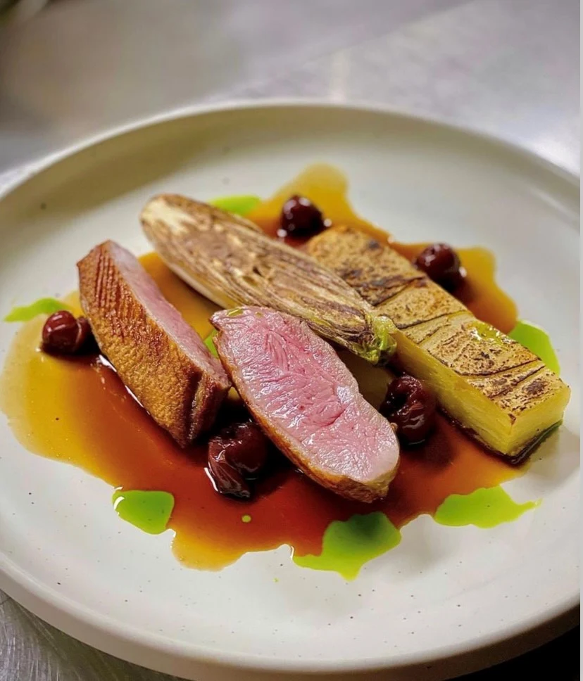 Duck Breast, Waterlilies