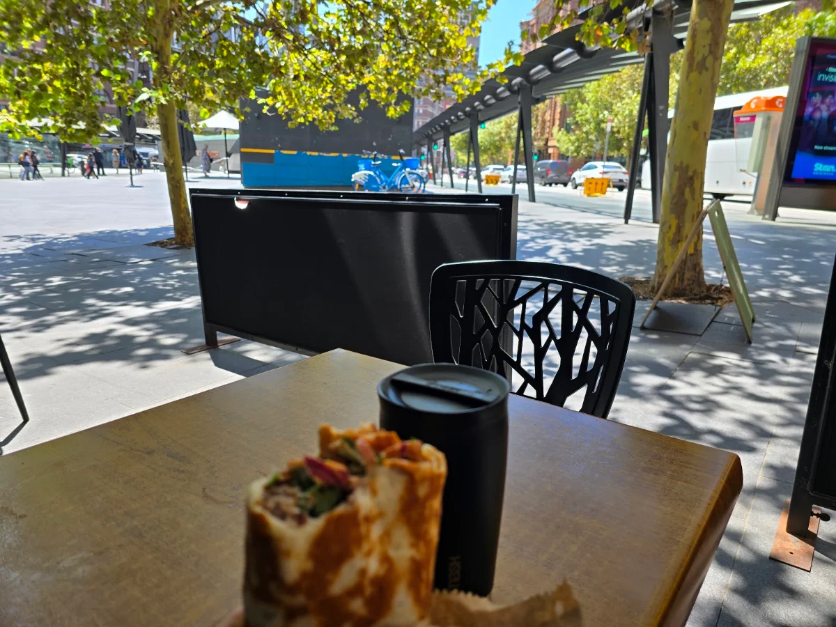 Kofta Wrap, Hatch Espresso