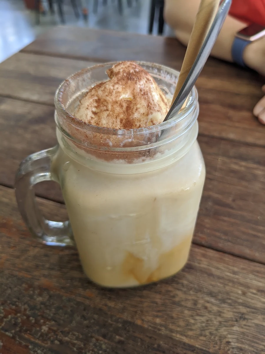 Iced Coffee, Enzo's on the Beach