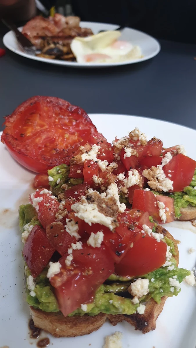 Smashed Avocado, Bribie Island Chicken & Kebabs Cafe