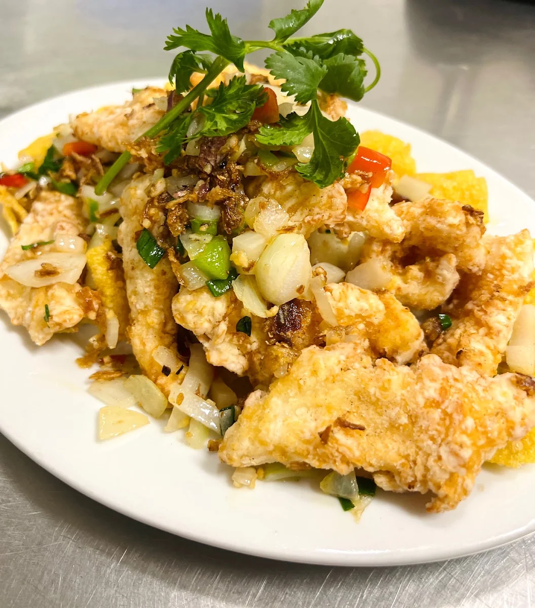 Salt Pepper Crispy Squid, Jade Pavillion Chinese Restaurant