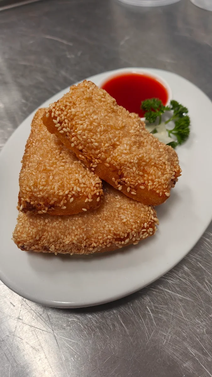 Sesame Prawn Toast, Jade Pavillion Chinese Restaurant