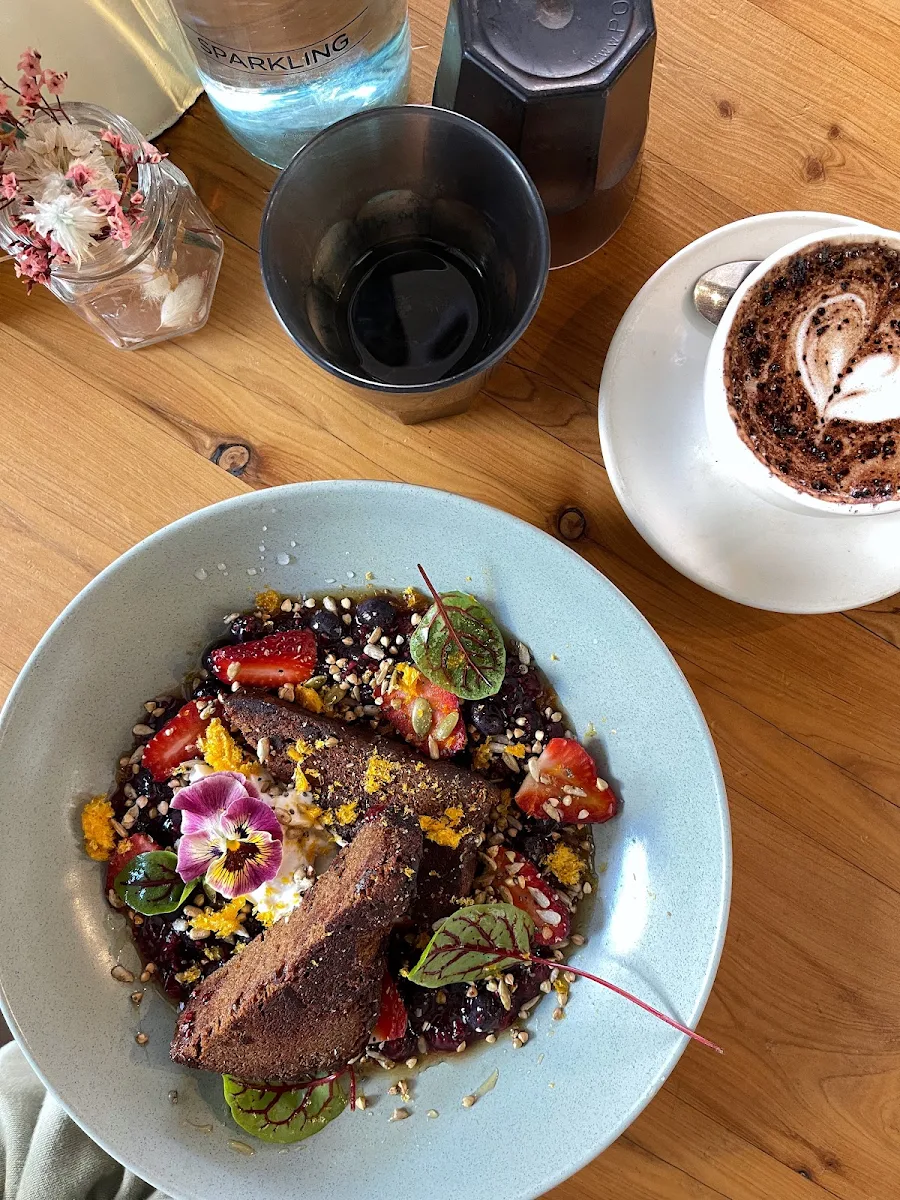 Ruby Rose Banana Bread, Girdlers Café - Manly