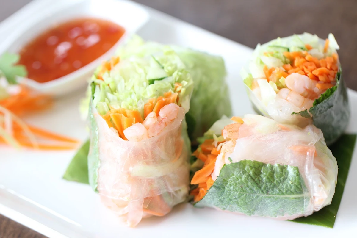 Vegetable Spring Roll, Coco Rice Thai Restaurant (Ryde)