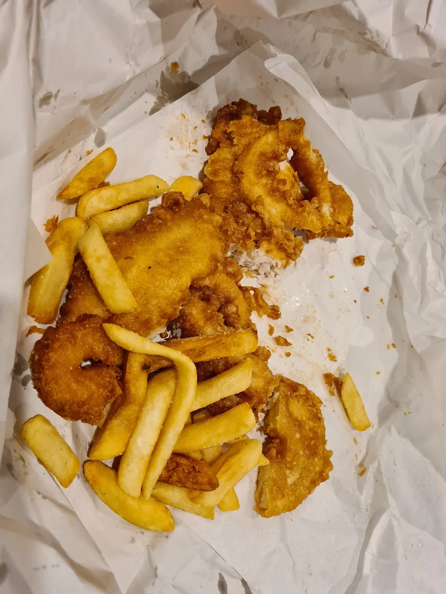 Atlantic Cod Chips, Mandurah Foreshore Fish & Chips