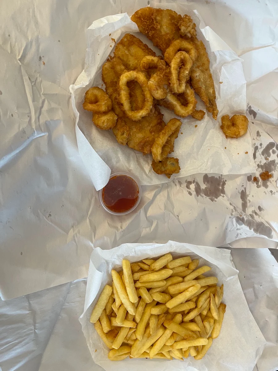 Squid Rings, Mandurah Foreshore Fish & Chips