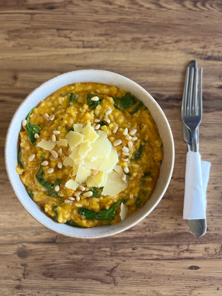 Pumpkin Risotto, Old Port Cafe
