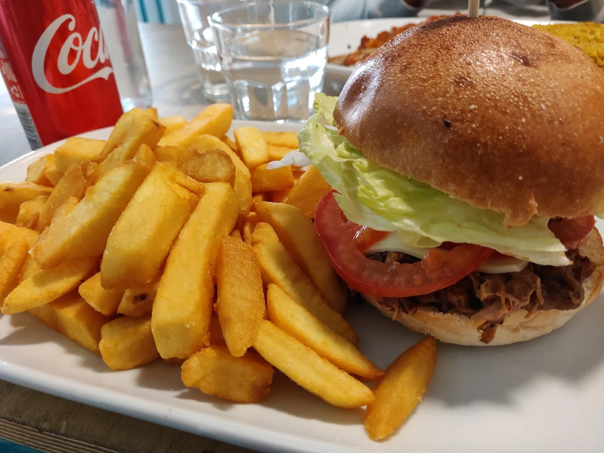 Pulled Pork Burger, Salt Seafood & Burger Bar