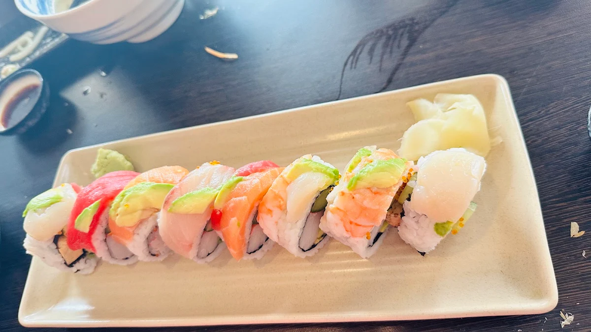 Rainbow Roll, Sumeshiya Japanese Restaurant