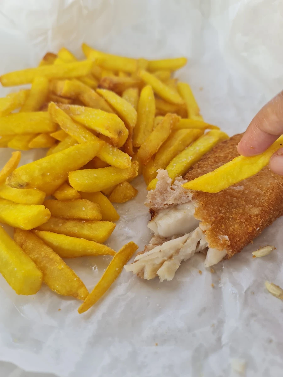 Cod Fish and Chips, Baywatch Cafe