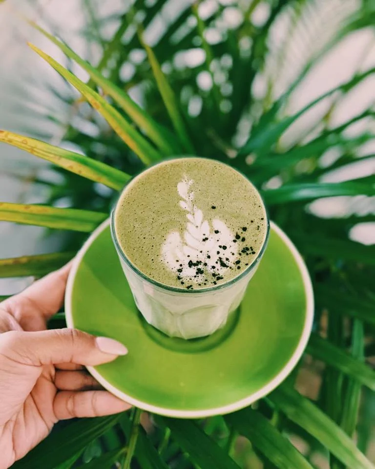 Matcha Latte, Beachpoint Cafe