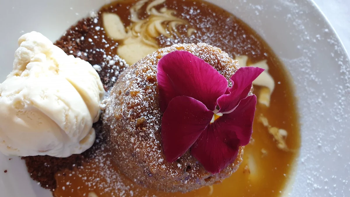 Sticky Date Pudding, The Terrace Seafood Restaurant of Maleny