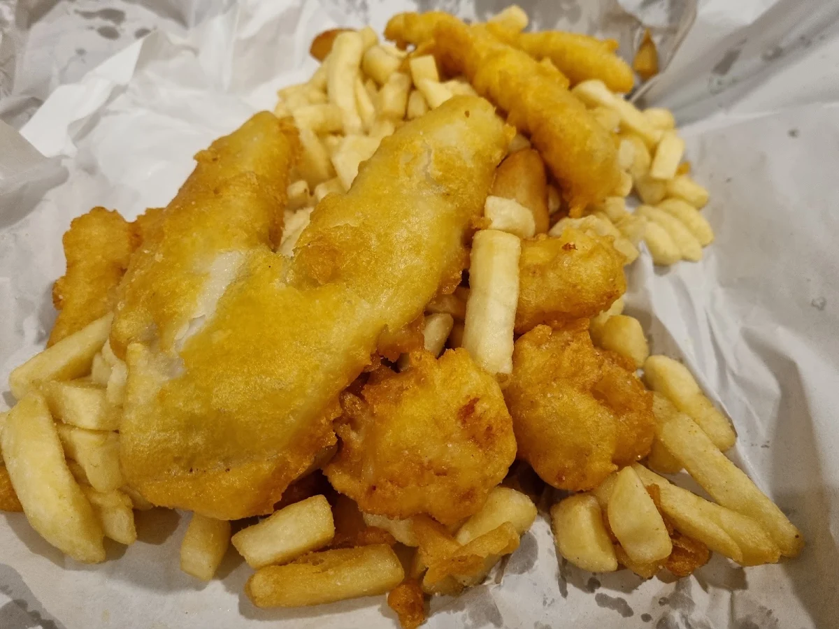 Snapper Chips & Potato Scallops, SALT N BATTER RESTAURANT