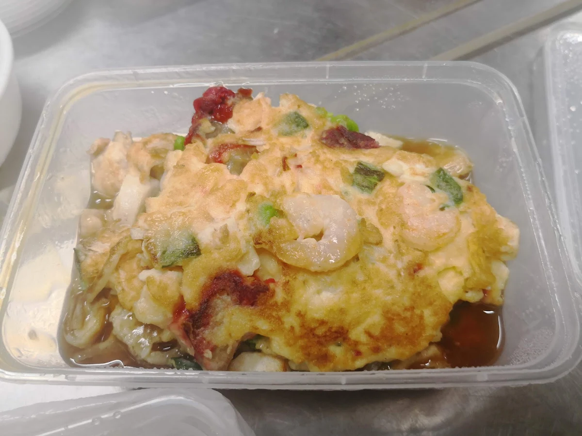 Combination Egg Foo Young, Lotus Garden Restaurant