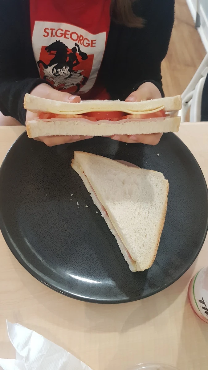 Ham Cheese & Tomato Sandwich