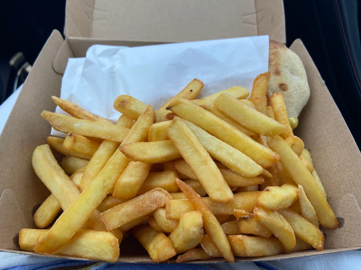 Large Chips, Pitstop Cafe.
