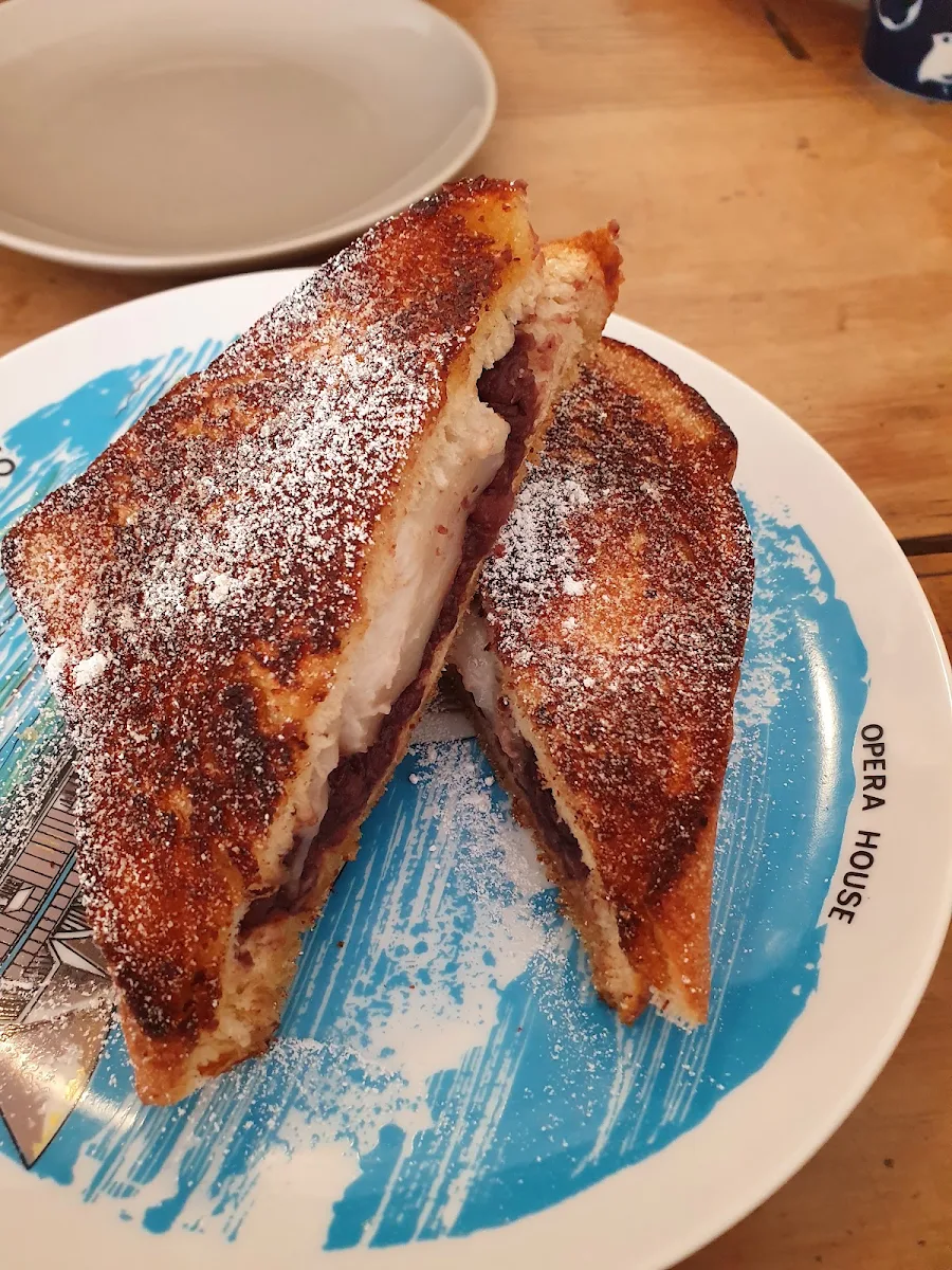 Red Bean Sando with Glutinous Rice Cake
